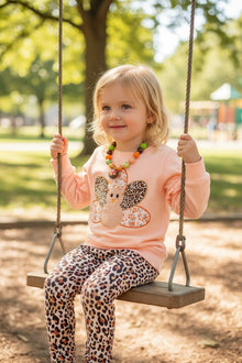  Cute turkey application girls 2 piece set. OFG51479 JEAN