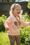 Cute turkey application girls 2 piece set. OFG51479 JEAN
