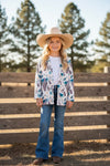 (GIRLS) Dreamcatcher & cow skull printed cardigan. TPG65153108 AMY