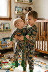 Mini Hunter printed boys pajamas set. BLP0505-12-AMY