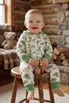 Duck  printed baby romper with hoodie. LR0425-14- AMY