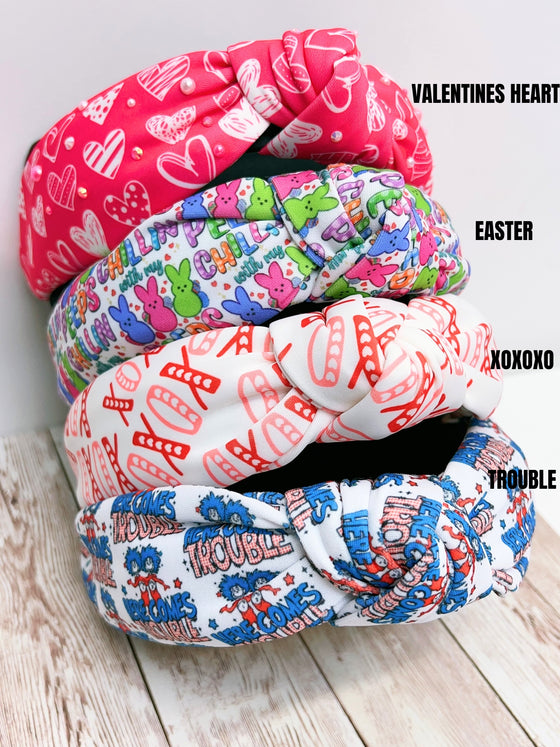 Cute multi-printed girls headband! 2PCS/