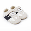 Cream N baby shoes w/ Velcro for easy on & off. YSA051