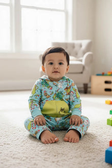  Christmas character printed boys baby romper. RPB50378 AMY
