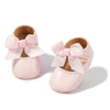 Lt.Pink with front bow infant shoes. HMZ1615P