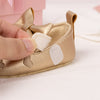 Metallic Gold infant shoes with velcro. HMZ161G