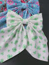 Floral printed coquette hair bows w/alligator clip.(4PCS/$10.00  BW-2025-4