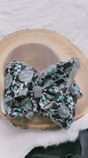 Cherry & checker printed double layer hair bows. 4pcs/$10.00 BW-DSG-B4