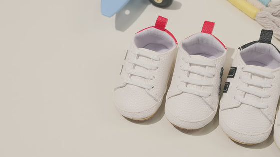 Unisex pleather baby tennis, super cute. PT5107