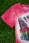 WOMEN SHE IS STRONG GRAPHIC TEE SHIRT. TPW25153002-JEANNE