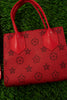 RED STAR PRINTED PURSE.  BBG25113060