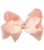 LT. PINK 7.5" WIDE HAIR BOW . 12PCS/$18.00    BW-117-P