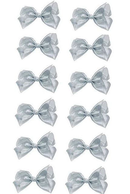 SILVER BOWS 5.5IN WIDE 12PCS/$6.50 BW-2018-5