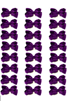  PLUM BOWS 4IN WIDE 24PCS/$7.50 BW-285-4