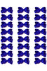 ROYAL BLUE 4IN WIDE BOWS 24PCS/$7.50 BW-329-4