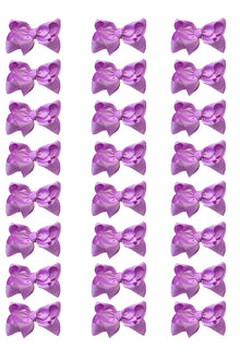  LAVENDER BOWS 4IN WIDE 24PCS/$7.50  BW-430-4