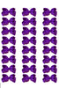 D. PURPLE BOWS 4IN WIDE 24PCS/$7.50 BW-470-4