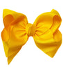 DANDELION 7.5" WIDE HAIR BOWS. 12PCS/$18.00  BW-662-P