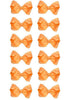 PEACH BOWS 5.5IN WIDE 12PCS/$6.50 BW-720-5