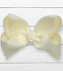 CANDLELIGHT 7.5" WIDE HAIR BOWS. 12PCS/$18.00 BW-820-P