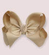 CANDIED GINGER 7.5" WIDE HAIR BOWS. 12PCS/$18.00 BW-836-P