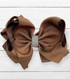 TURFAN DOUBLE LAYER RHINESTONE HAIR BOWS 6.5"WIDE 5PCS/$10.00 BW-847-S