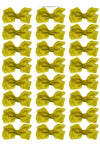 GOLD 4IN WIDE BOWS 24PCS/$7.50  BW-GOLD-4