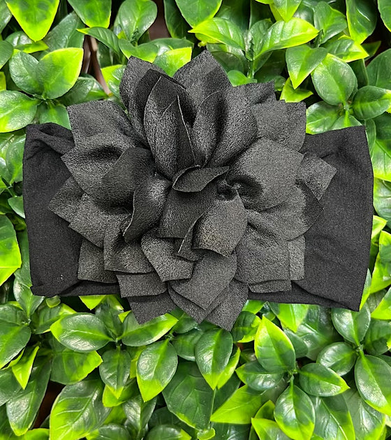 5" FLOWER HEDBAND FOR BABY, VERY SOFT & STRETCHABLE FABRIC. (5PCS/$12.50) AVAILABLE IN 3 COLORS. HHB-2022-G1