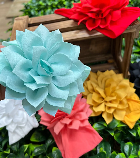 5" FLOWER HEDBAND FOR BABY, VERY SOFT & STRETCHABLE FABRIC. (5PCS/$12.50) AVAILABLE IN 3 COLORS. HHB-2022-G1