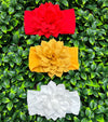 5" FLOWER HEDBAND FOR BABY, VERY SOFT & STRETCHABLE FABRIC. (5PCS/$12.50) AVAILABLE IN 3 COLORS. HHB-2022-G2
