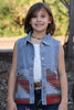 AZTEC DENIM VEST. TPG25113005-AMY