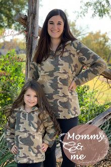  Women camouflage pullover. WT-90588 SOL