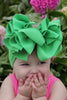 LIME GREEN TASSEL BABY HEADBAND. 3PCS/$10.50 F-DLH2325K