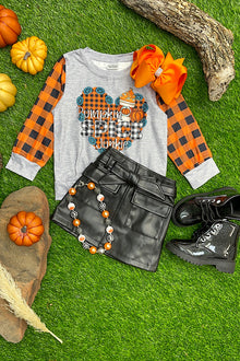  PUMPKIN SPICE JUNKIE" GIRLS GRAPHIC SHIRT. TPG401522004-LOI