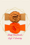 5" RUFFLE HEADBANDS, STRETCHY & SOFT BABY APPROVED. 5PCS/$12.50 HB-2023-C