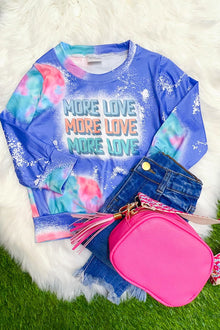  MORE LOVE"  PRINTED MOMMY & ME SHIRTS. CXSY-215-611475