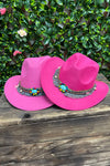 MOMMY & ME/ WOMEN HAT IS LIGHTER PINK THE GIRLS IS A HOT PINK. PINK-HAT2022