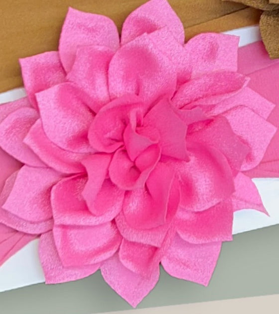 5" FLOWER HEDBAND FOR BABY, VERY SOFT & STRETCHABLE FABRIC. (5PCS/$12.50) AVAILABLE IN 3 COLORS. HHB-2022-GG4