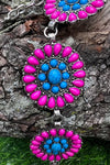 2 TONE CONCHO BELT FOR GIRLS. ACG251522094