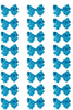 ISLAND BLUE BOWS 4IN WIDE 24PCS/$7.50 BW-328-4